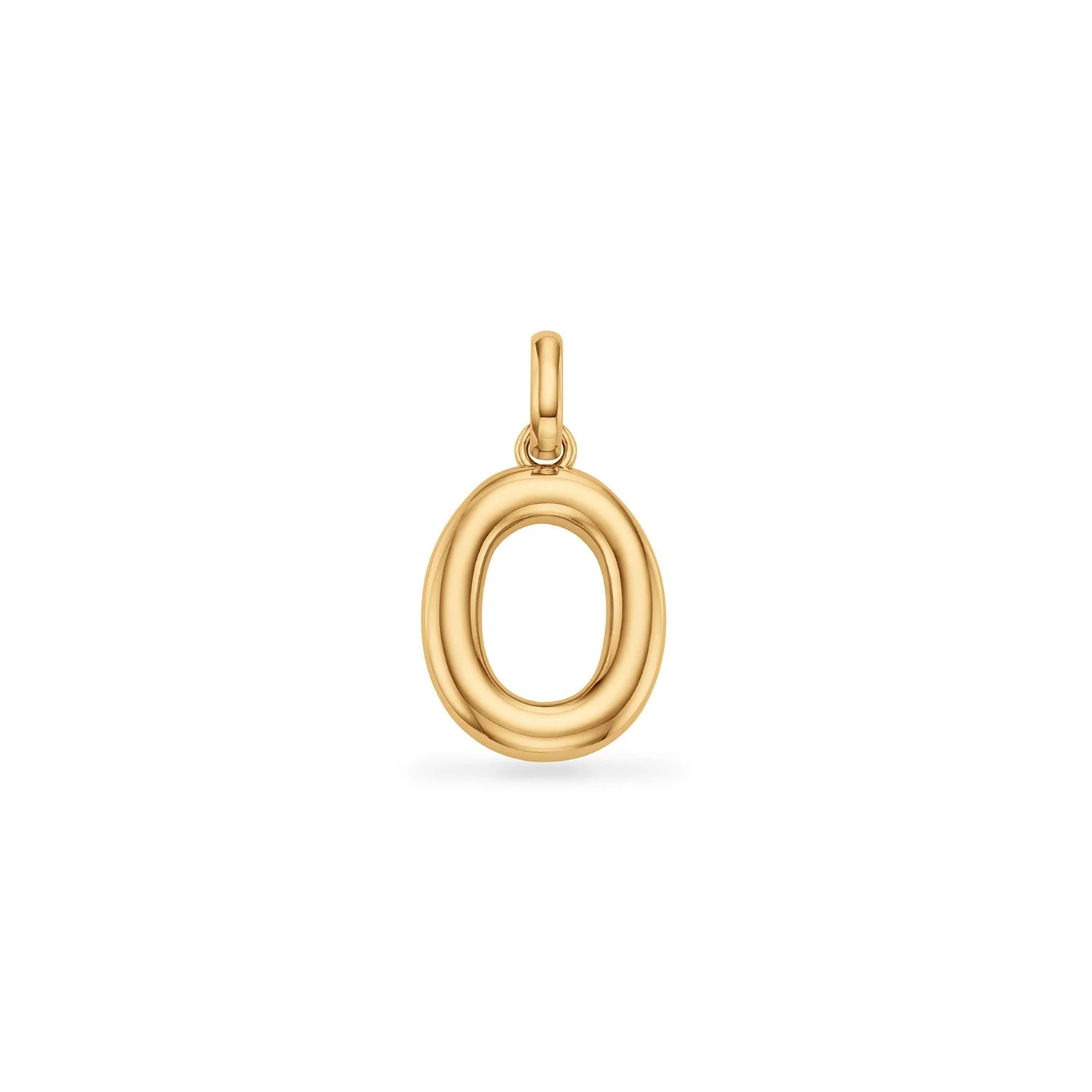 Molten Initial Pendant (Gold) - Image 15
