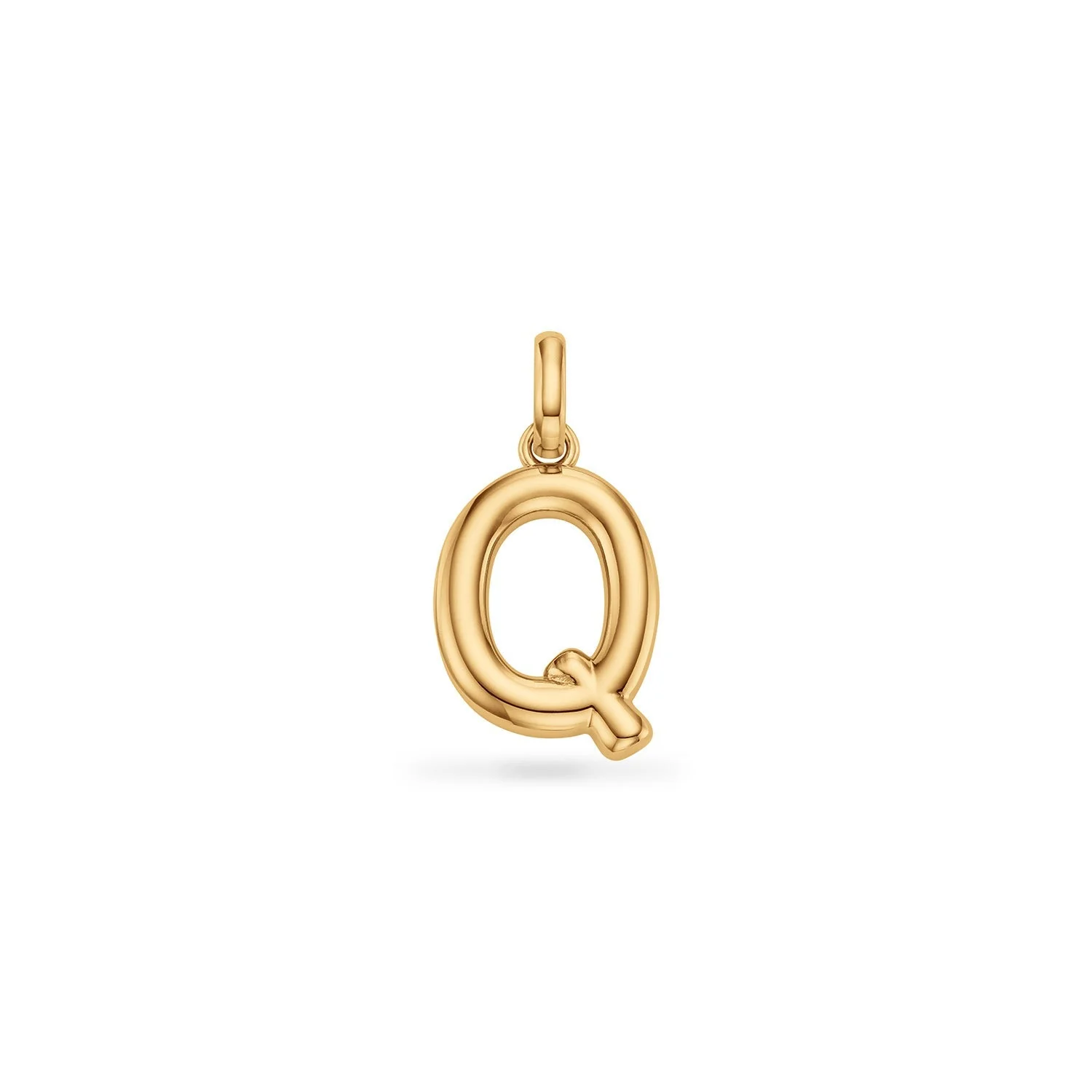 Molten Initial Pendant (Gold) - Image 17
