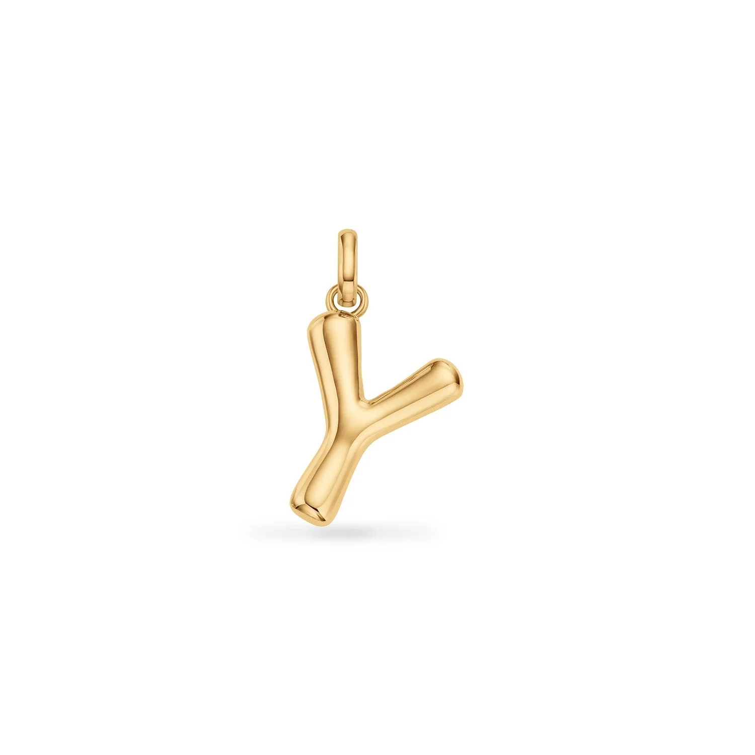 Molten Initial Pendant (Gold) - Image 25