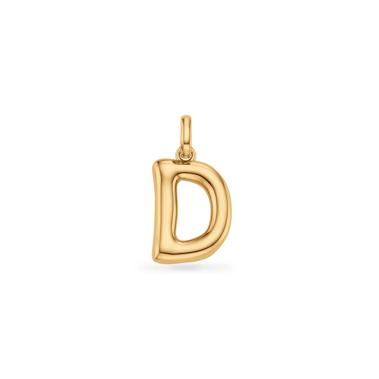 Molten Initial Pendant (Gold) - Image 4