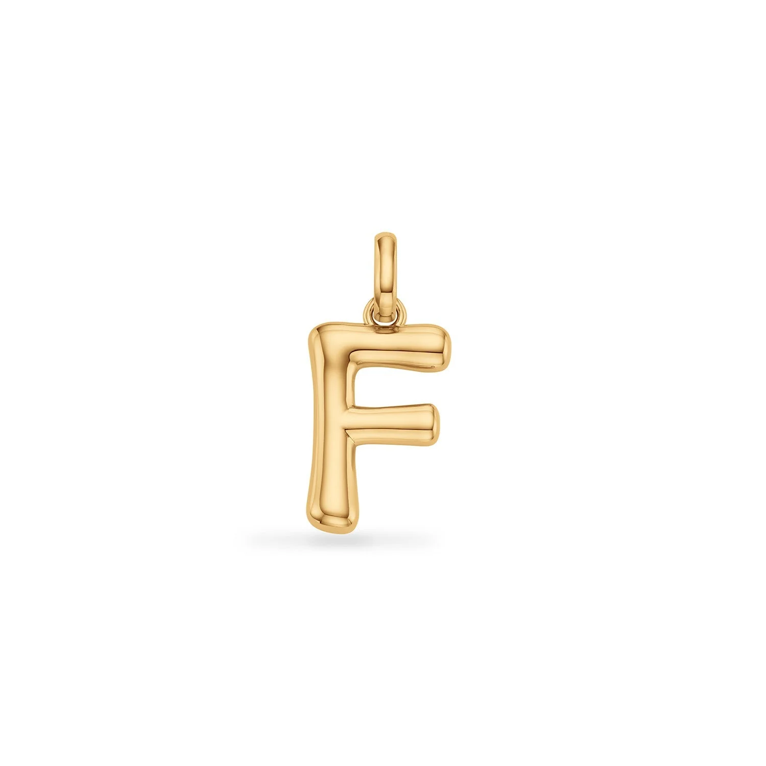 Molten Initial Pendant (Gold) - Image 11