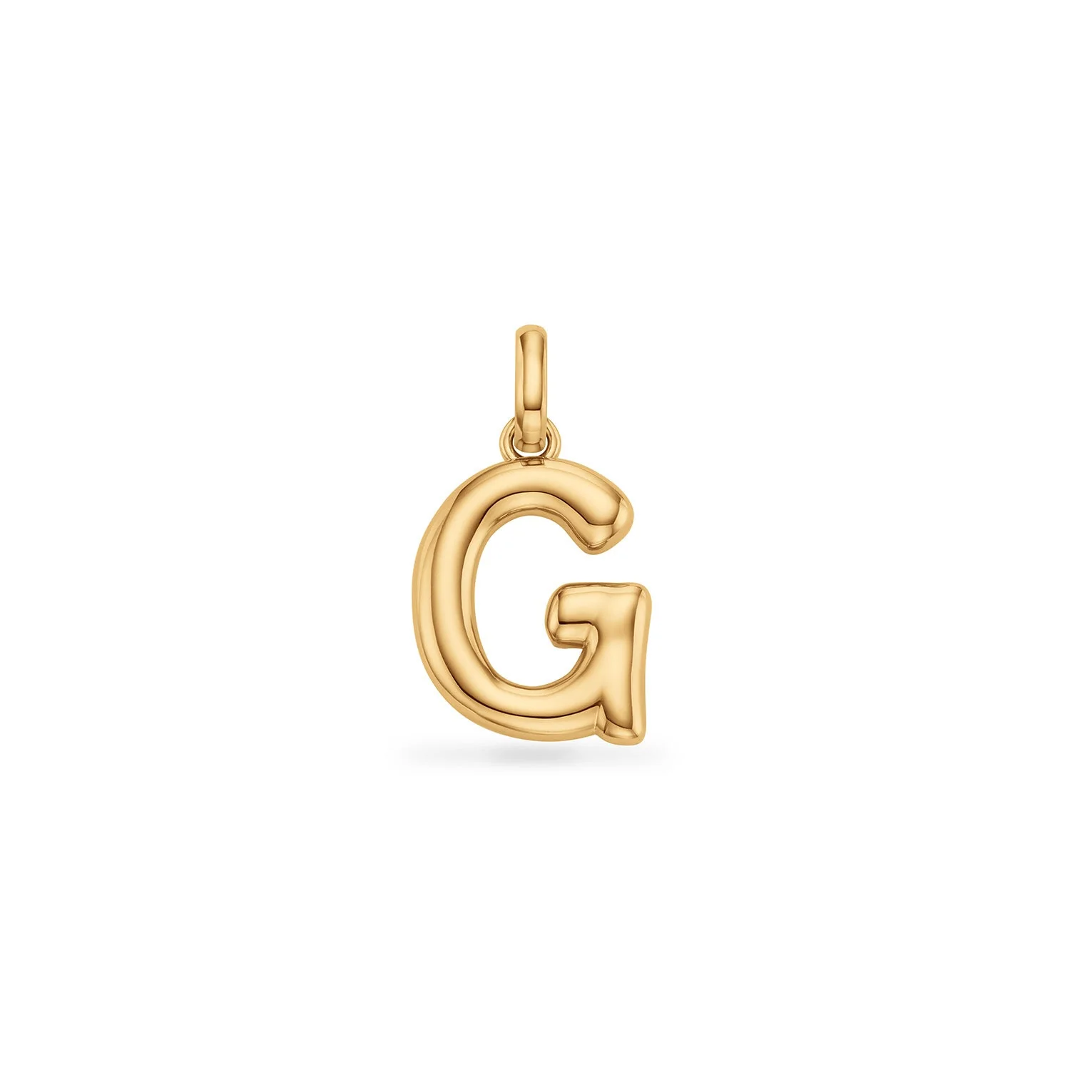 Molten Initial Pendant (Gold) - Image 12