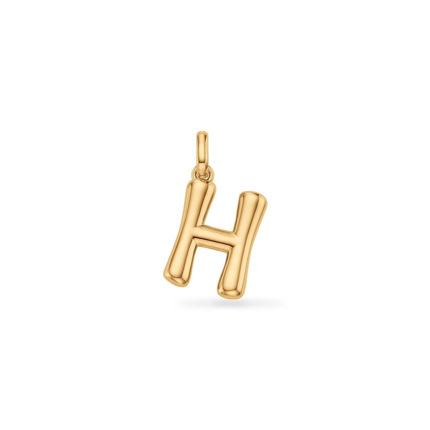 Molten Initial Pendant (Gold) - Image 13