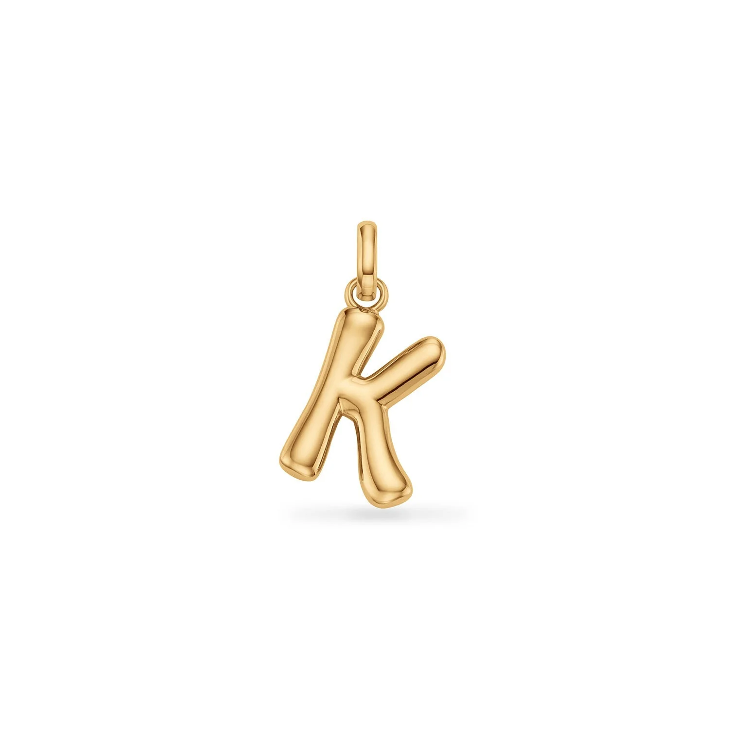 Molten Initial Pendant (Gold) - Image 16
