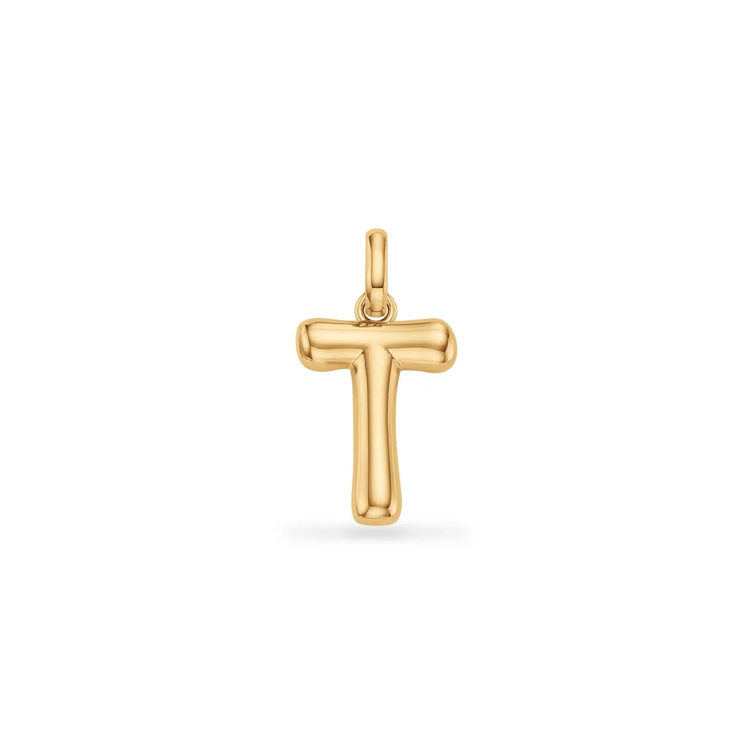 Molten Initial Pendant (Gold) - Image 25