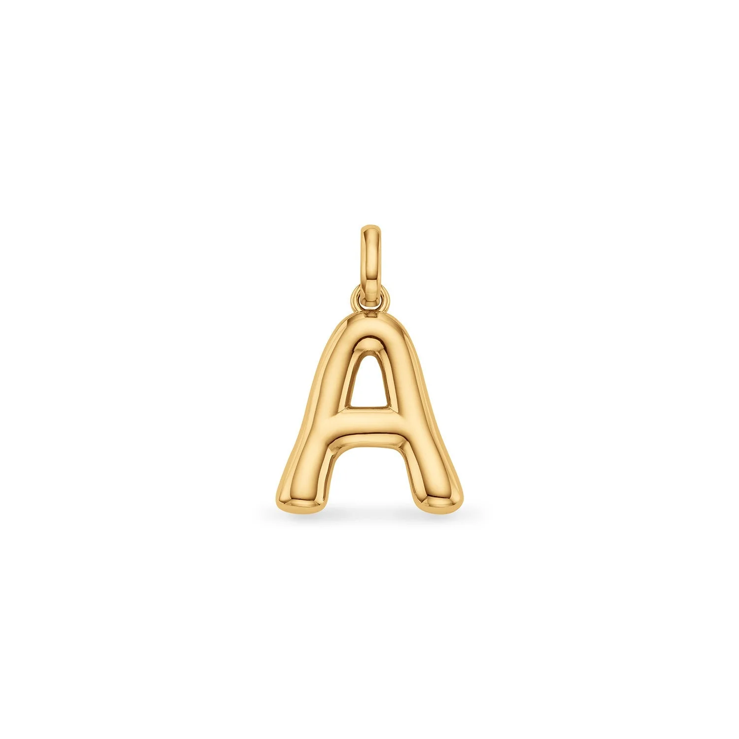 Molten Initial Pendant (Gold) - Image 6