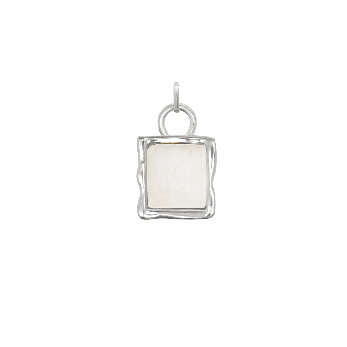 Molten Moonstone Charm (Silver)