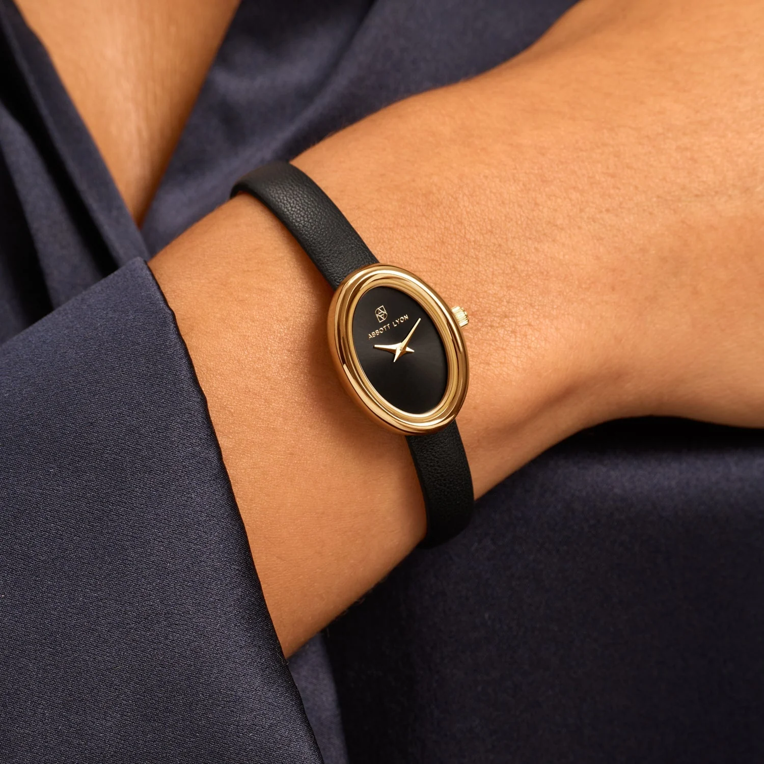 Monroe Black Leather Watch - Image 3