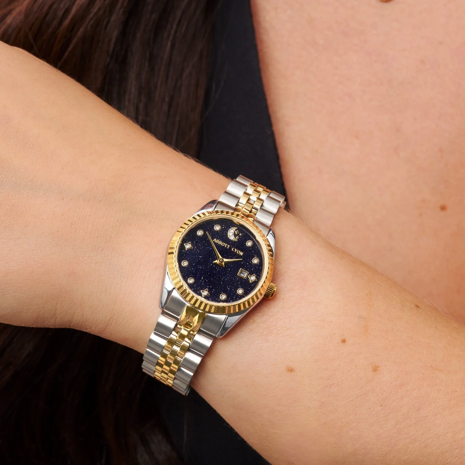 Moon and Back Two Tone Belgravia 30 Watch - Image 5