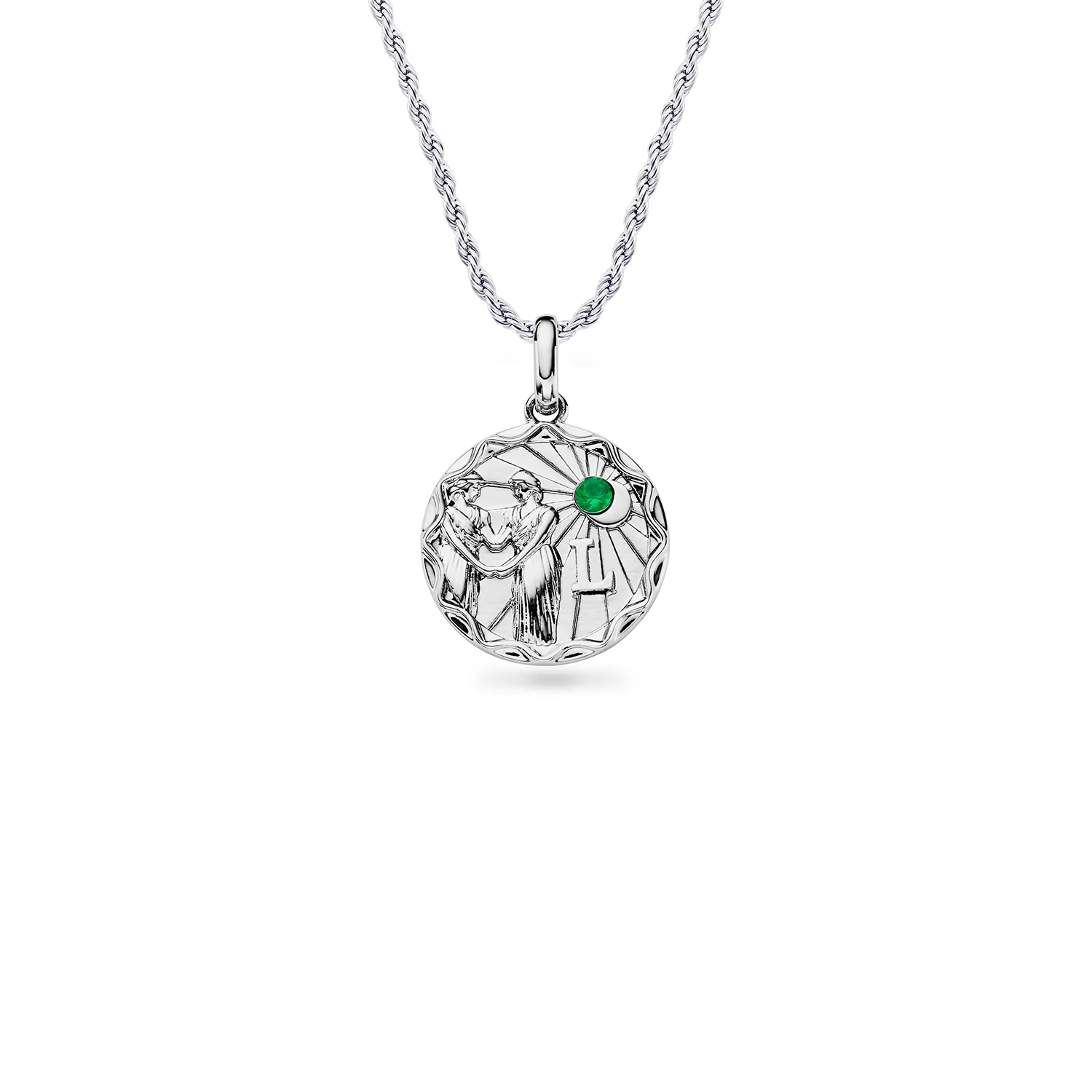 Layering Small Rope Chain Necklace (Silver) - Image 3