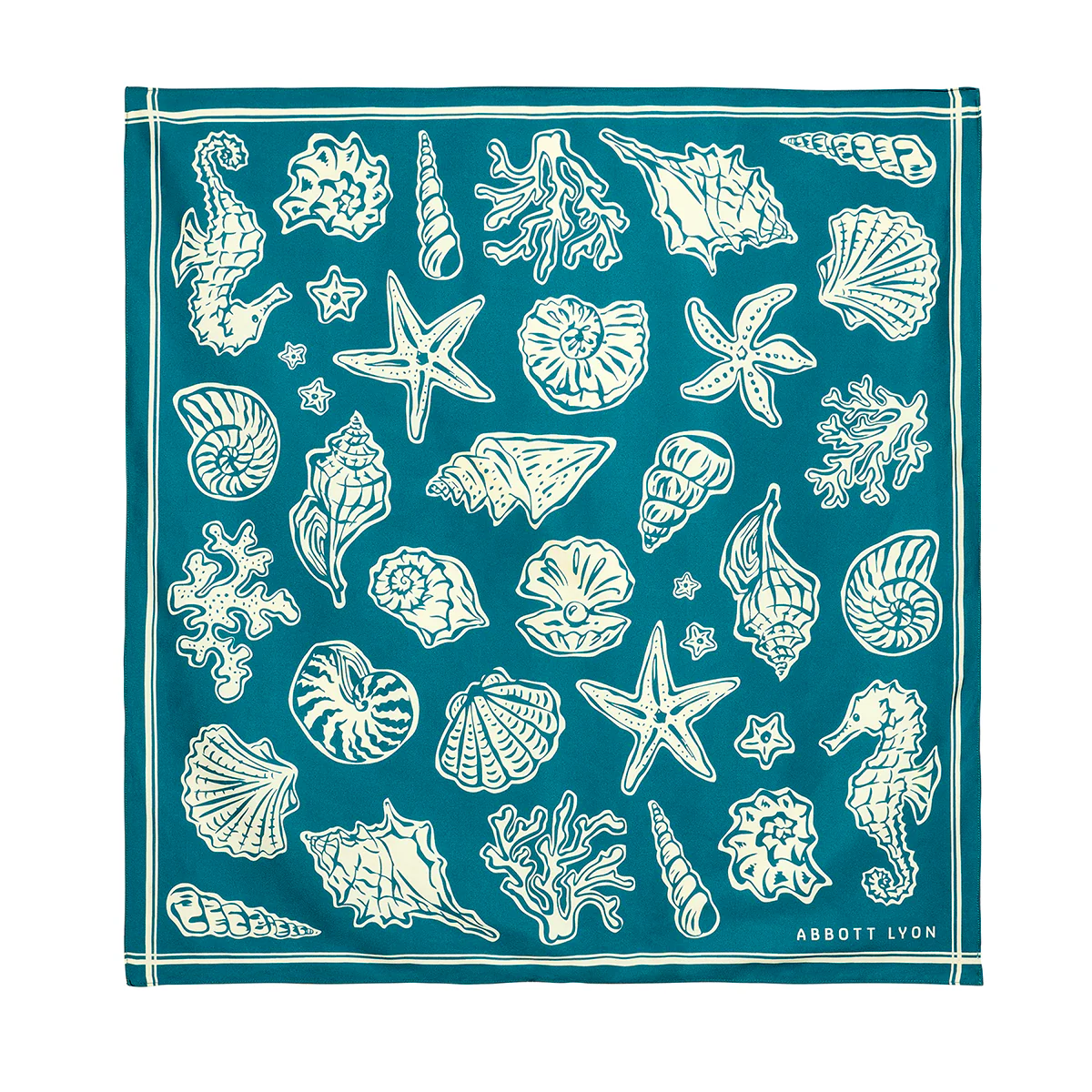 Ocean Icon Scarf (Teal)