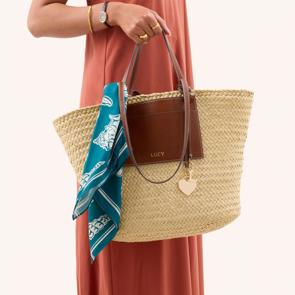 Ocean Icon Scarf (Teal) - Image 4