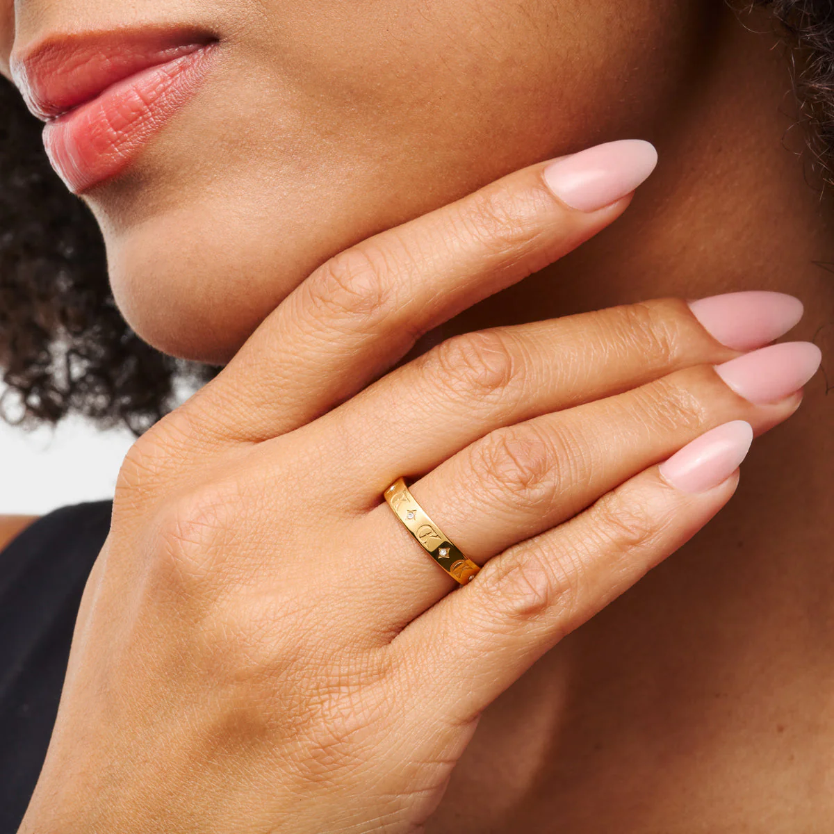 Own Way Monogram Ring (Gold) - Image 2