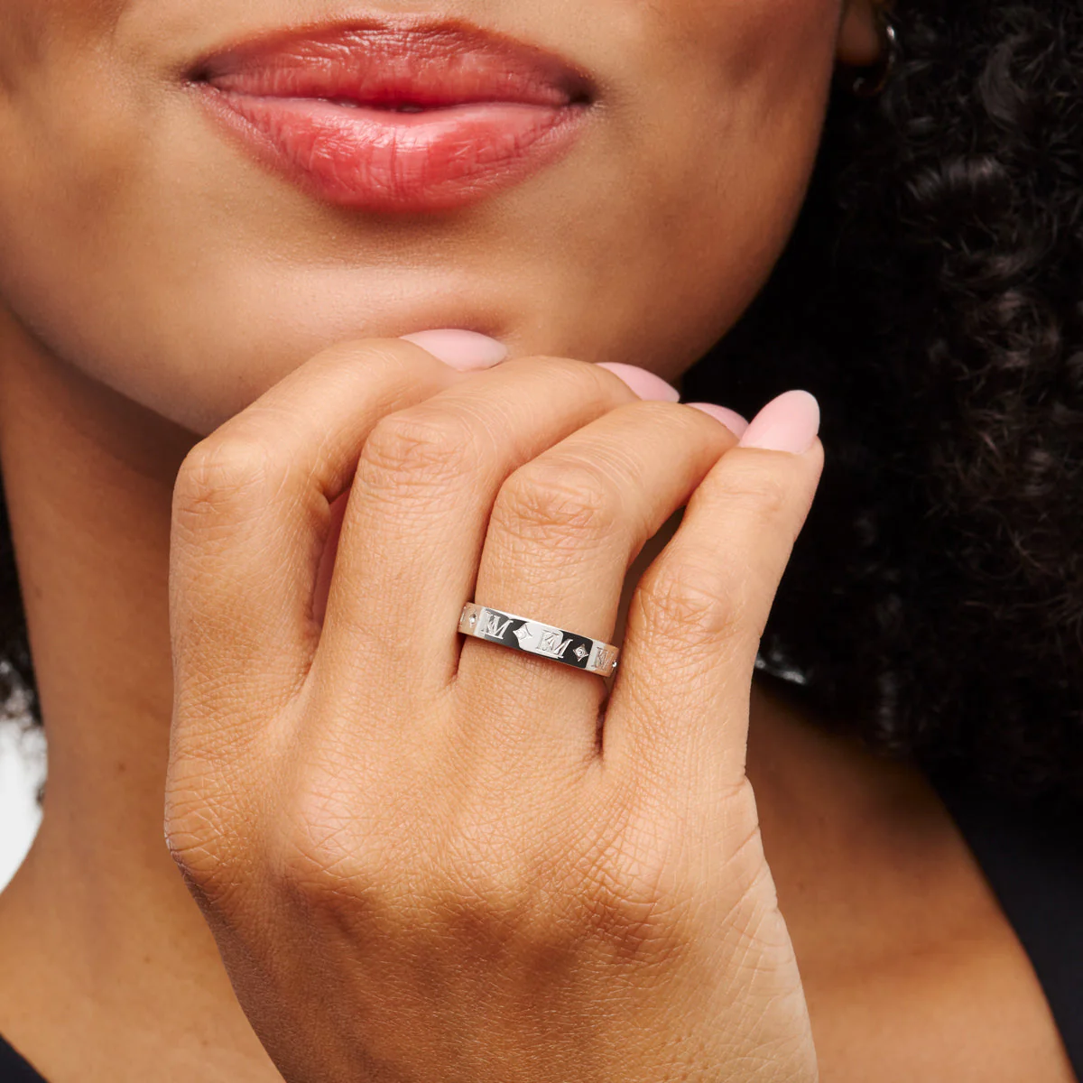 Own Way Monogram Ring (Silver) - Image 2