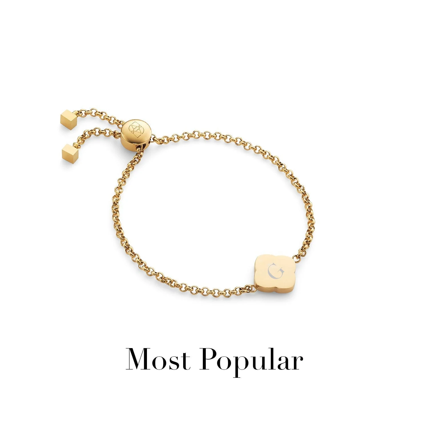 Pearl Clover Bracelet (Gold) - Image 9