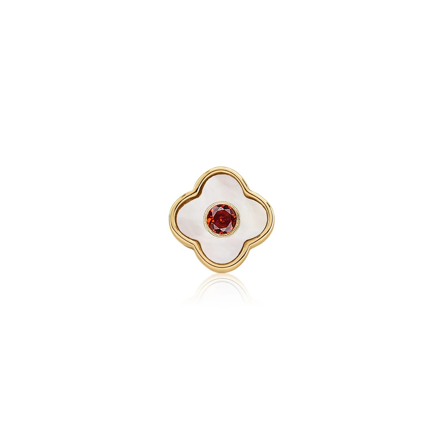 Pearl Clover Charms (Gold) - Birthstones - Image 2