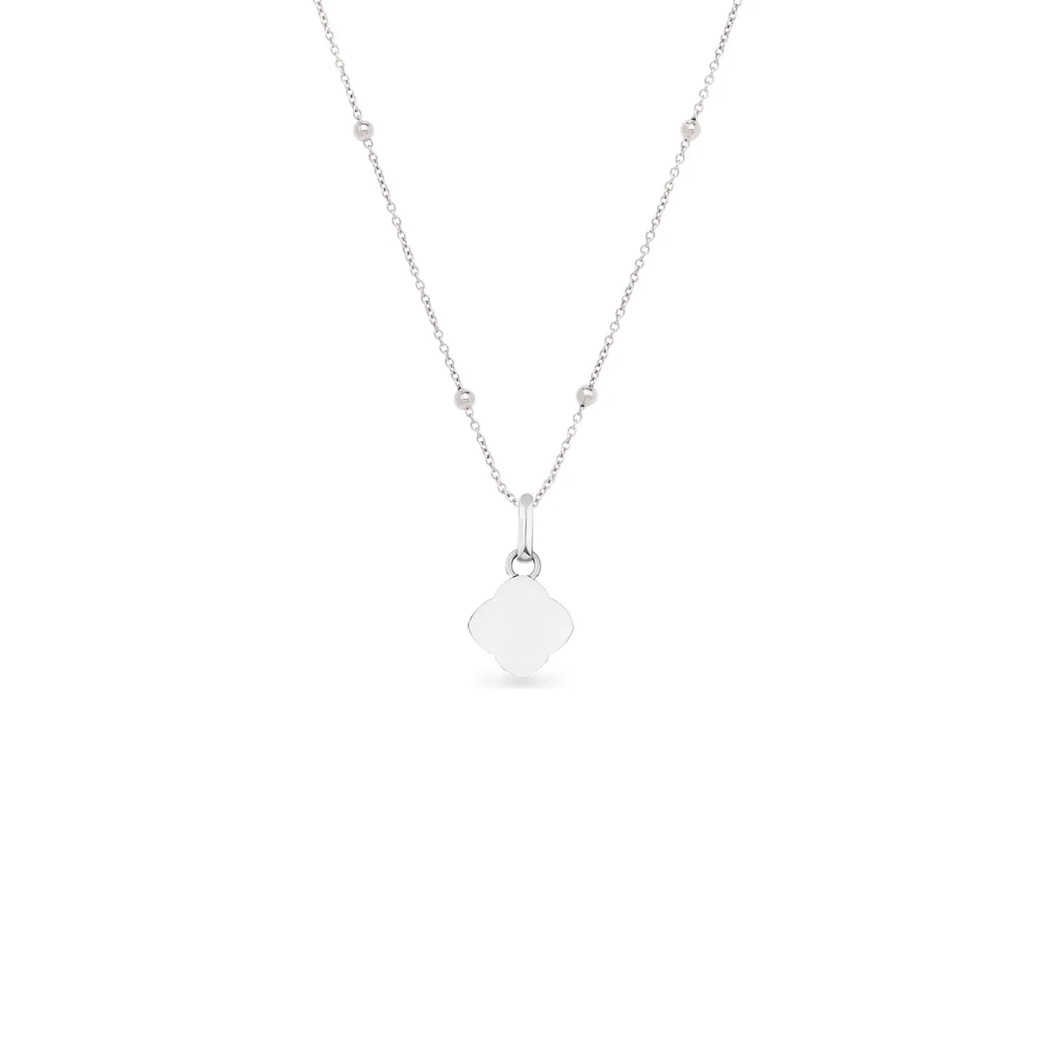 Pearl Clover Necklace (Silver) - Image 10