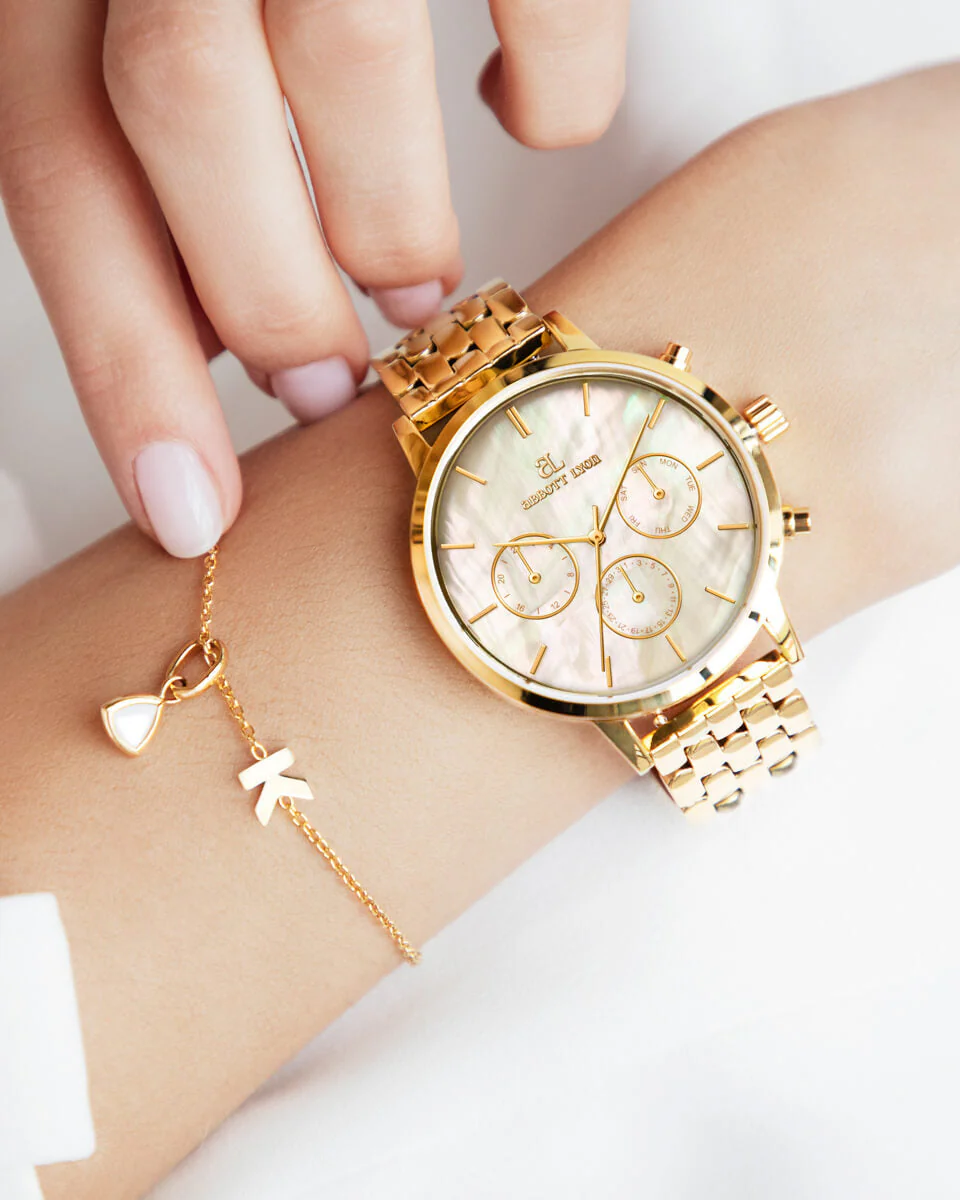 Pearl Link Nueva 40 Watch - Gold - Image 3