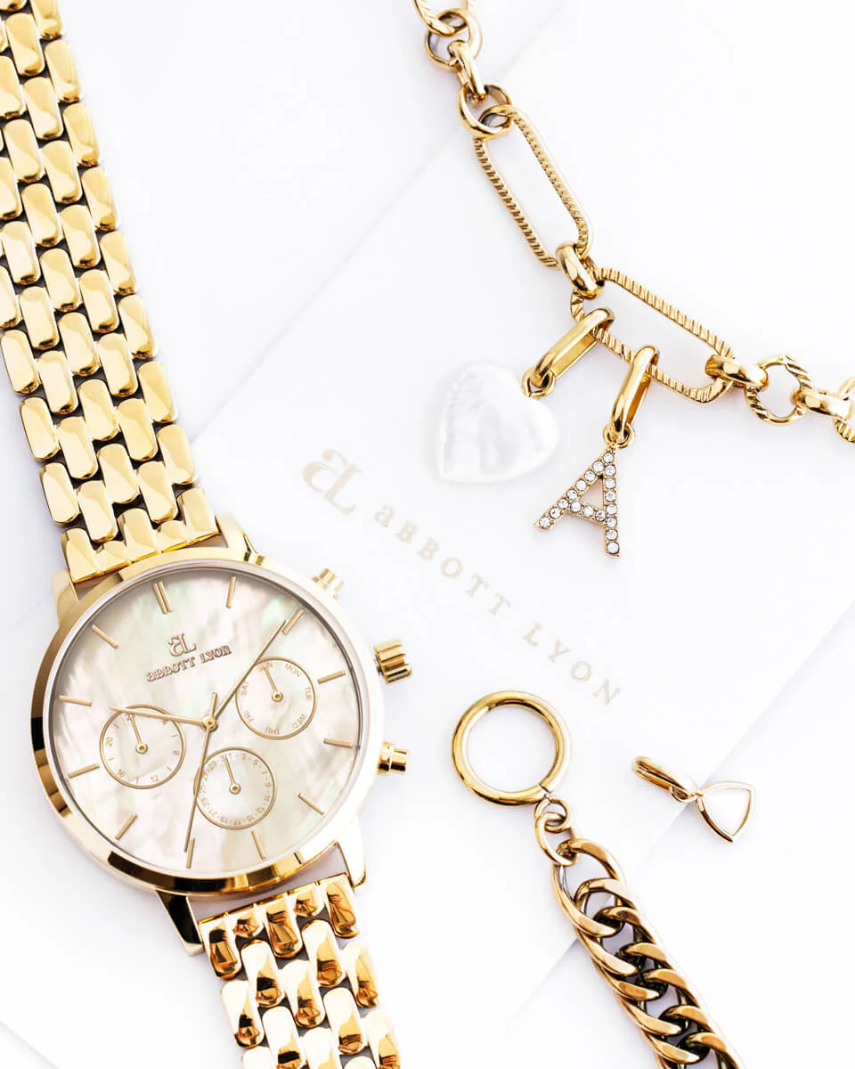 Pearl Link Nueva 40 Watch - Gold - Image 7
