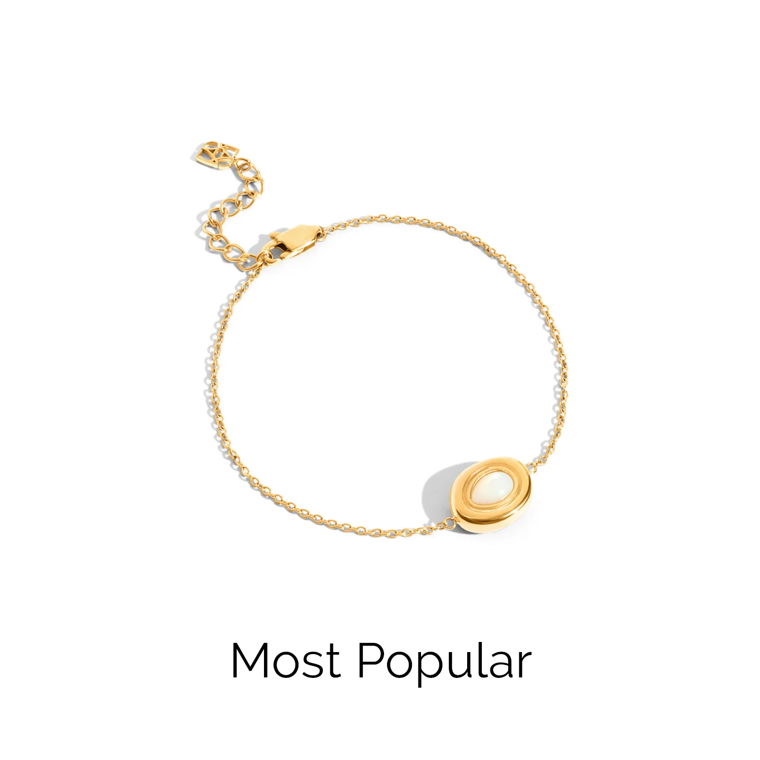 Pearl Molten Bracelet (Gold) - Image 6