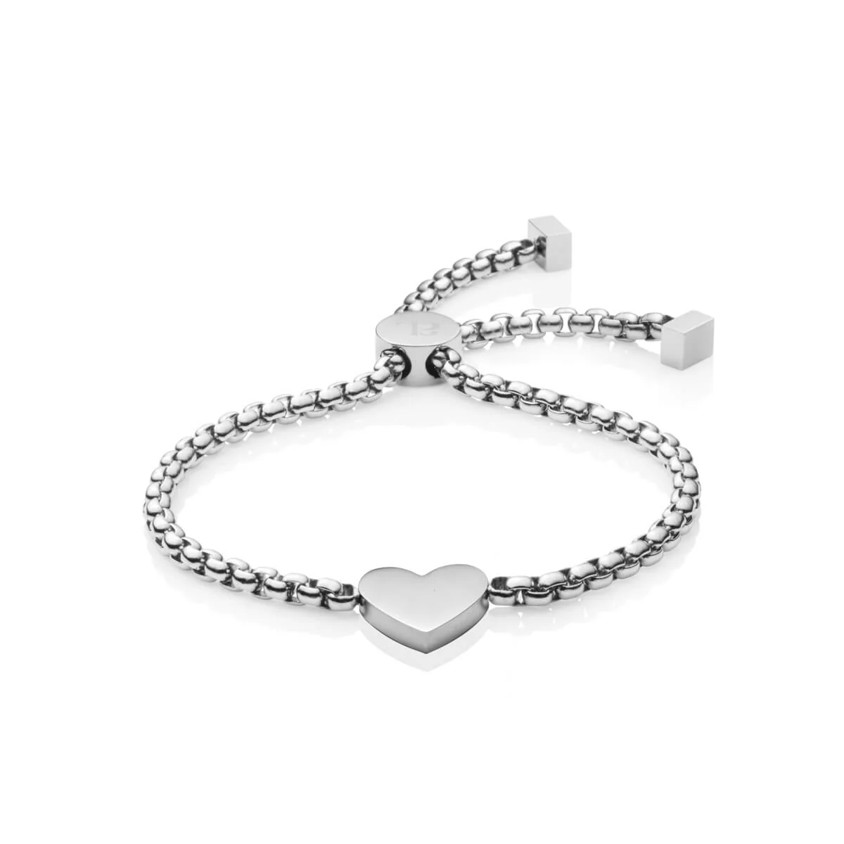 Initial Heart Bracelet (Silver) - Image 3