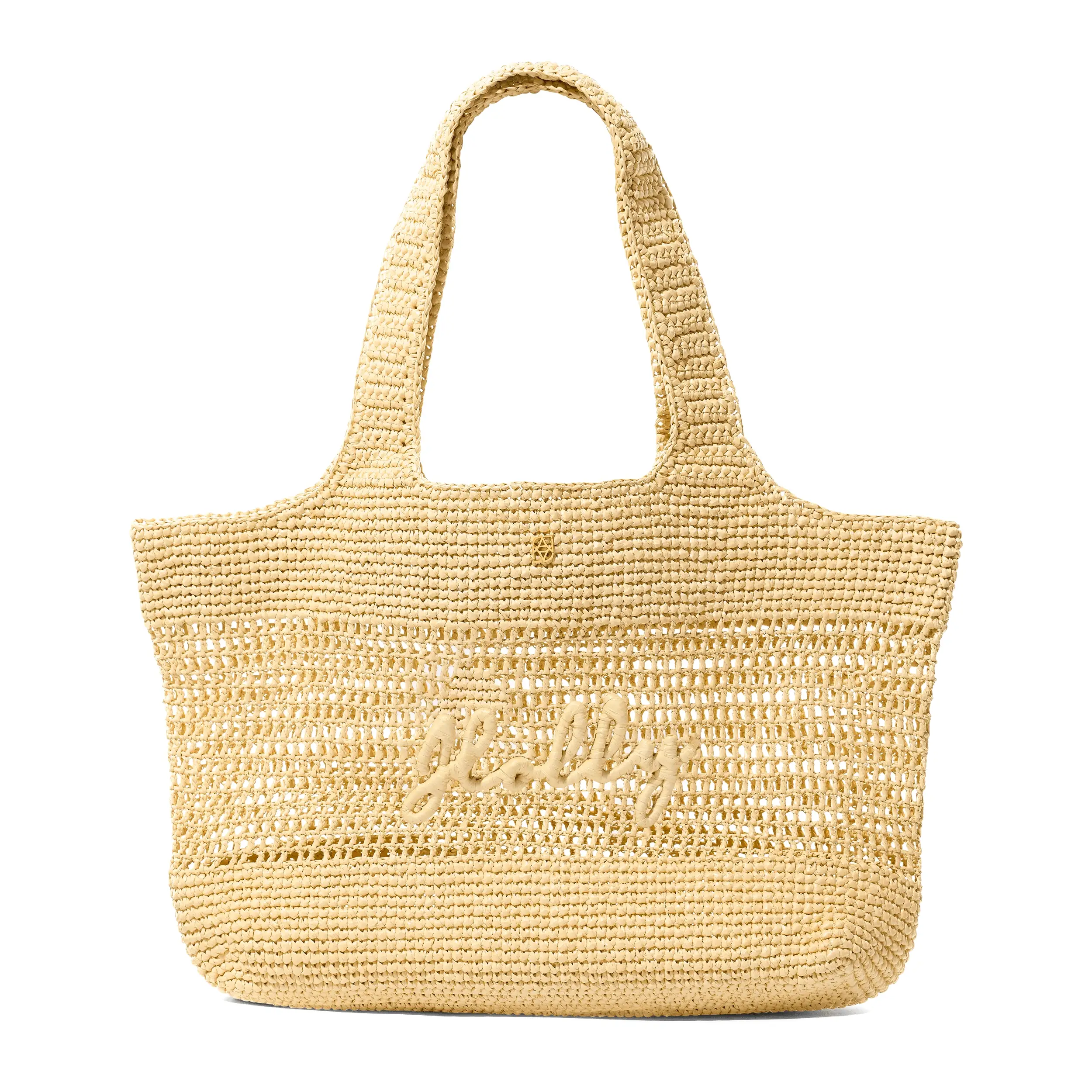 Personalised Raffia Tote Bag (Natural)