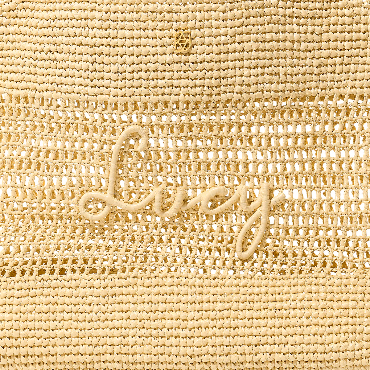 Personalised Raffia Pouch (Natural) - Image 5