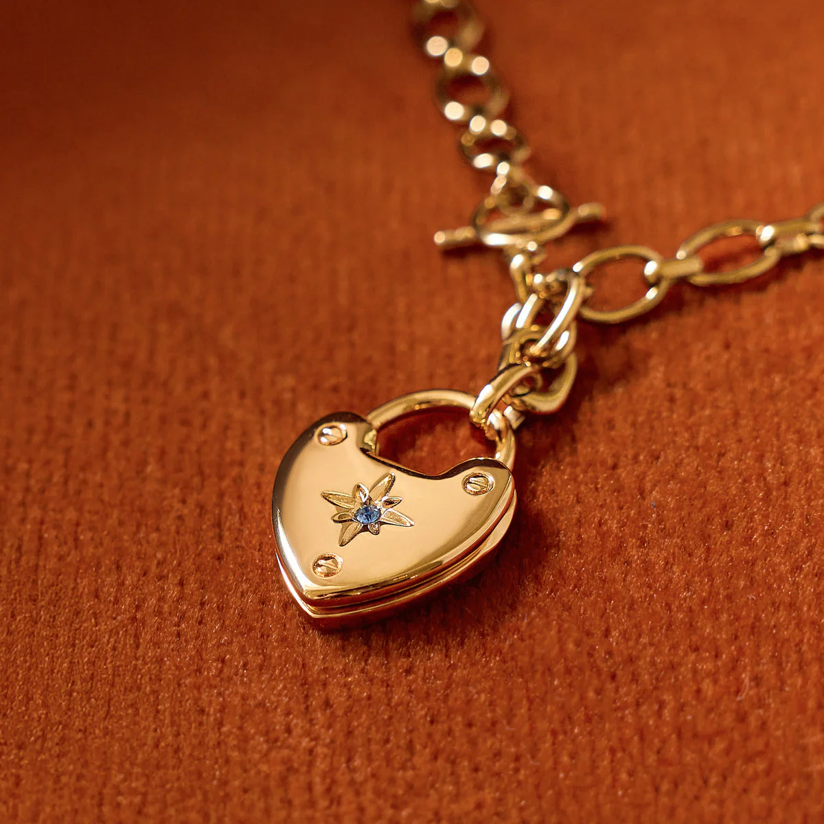 Photo Love Locket Necklace (Gold) - Image 6