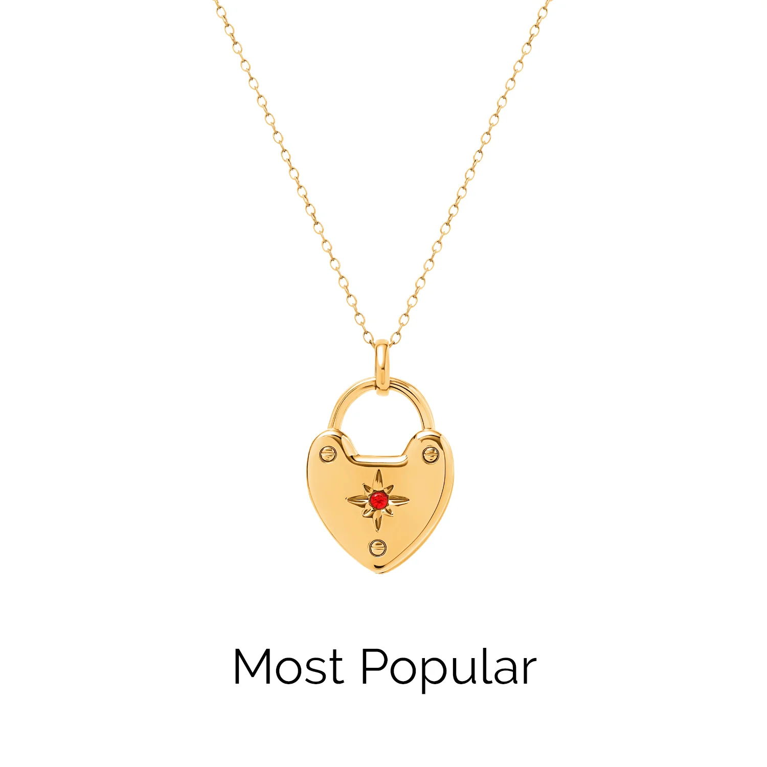 Photo Love Locket Necklace (Gold) - Image 9