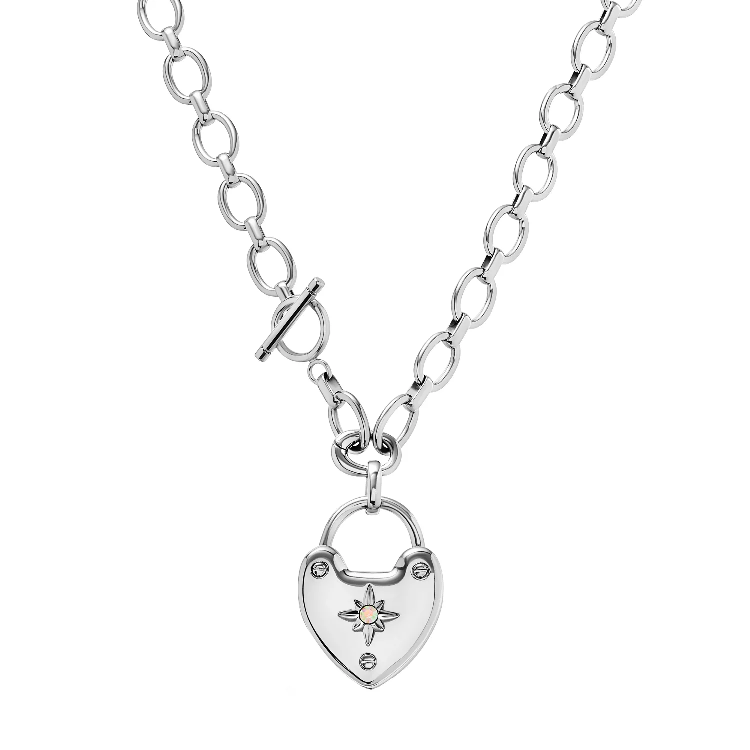 Photo Love Locket Necklace (Silver) - Image 8