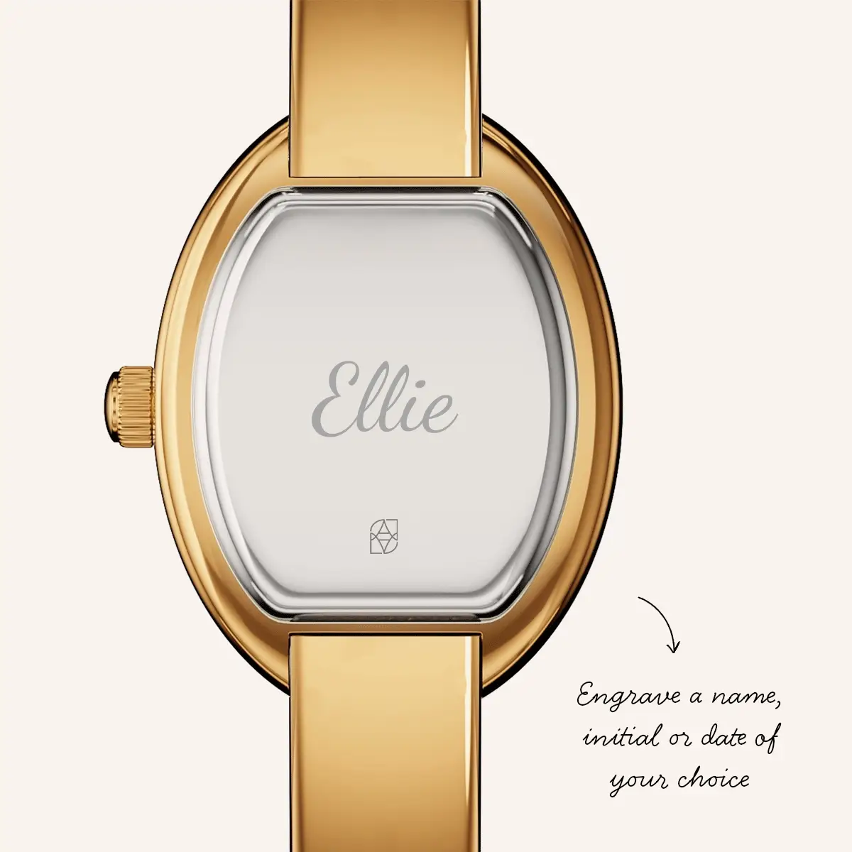 Polka Dot Crystal Watch (Gold) - Image 4