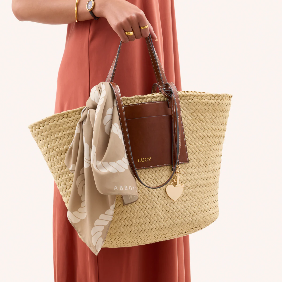 Rope Scarf (Beige) - Image 4