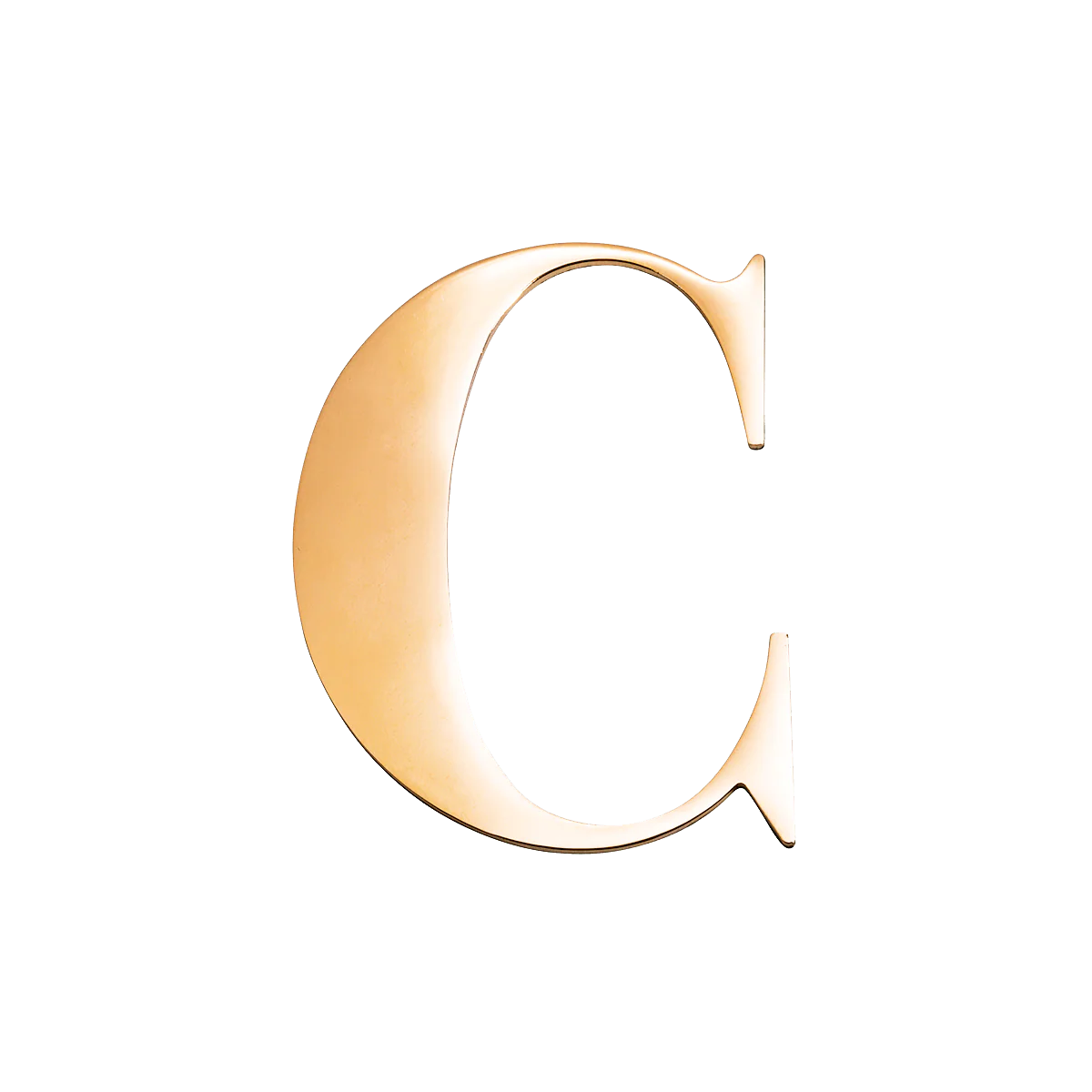 Metal Key Ring Letter (Gold) - Image 3