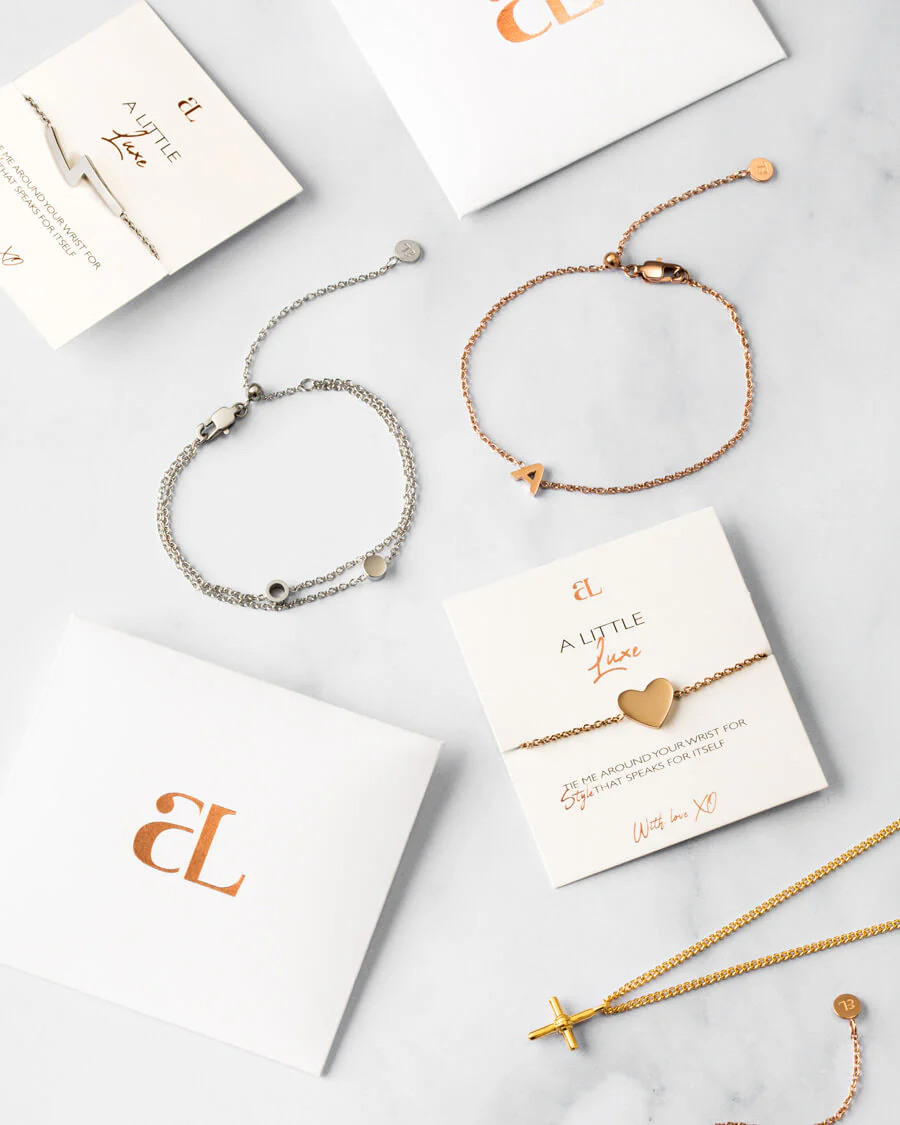 Sphere Chain Necklace 20 in (Rose Gold) - Image 4
