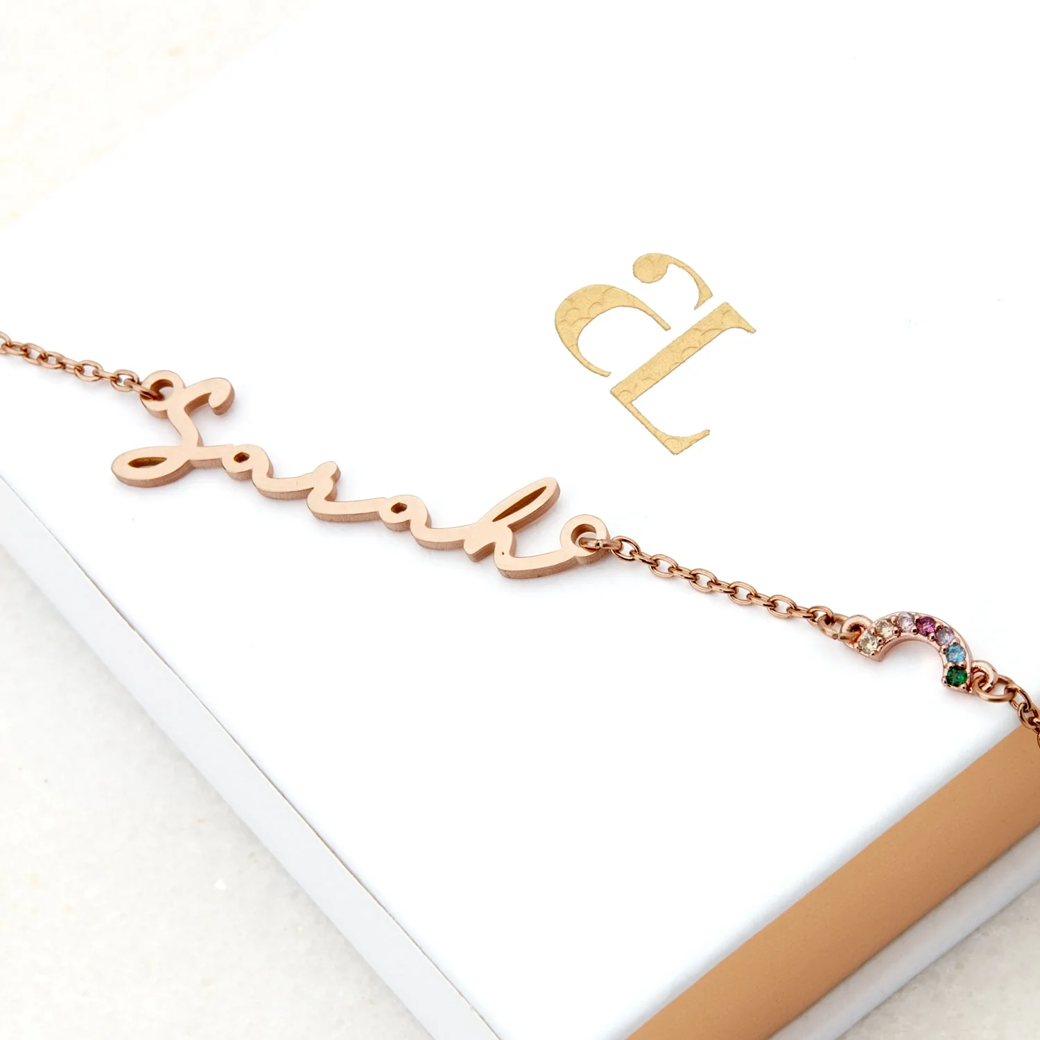 Signature Name Bracelet (Rose Gold) - Image 3