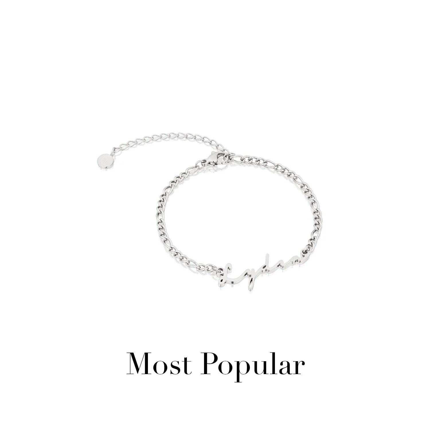 Signature Name Bracelet (Silver) - Image 14