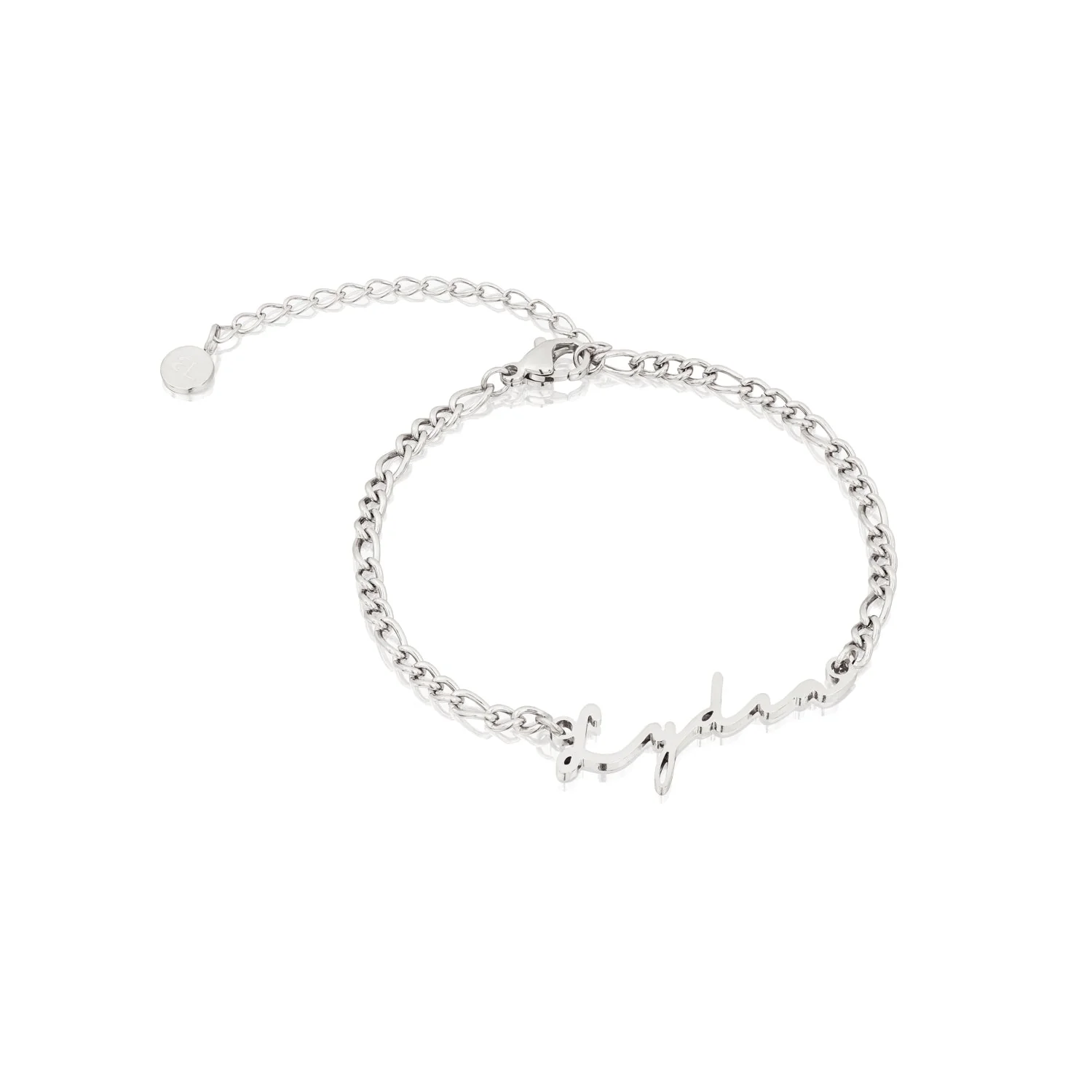 Signature Name Bracelet (Silver) - Image 8
