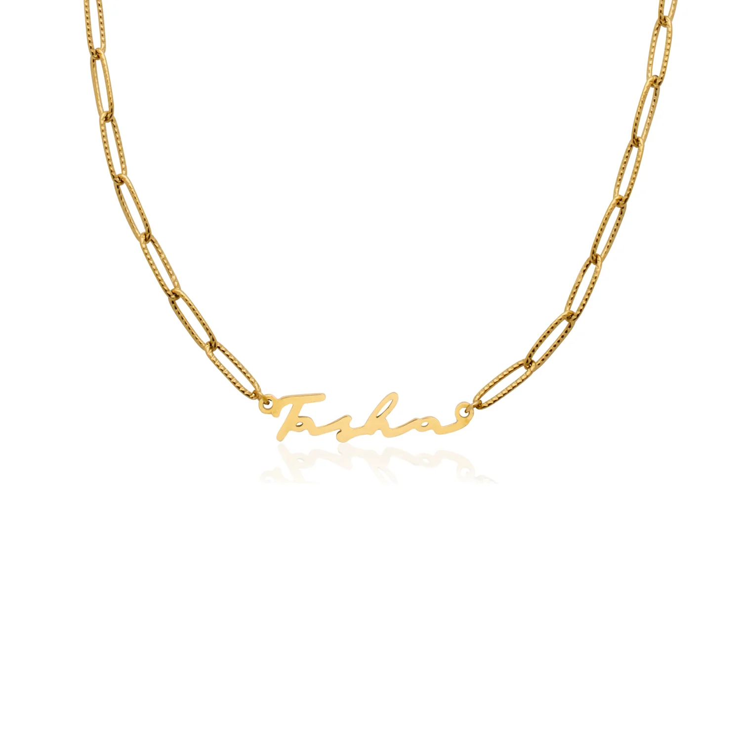 Signature Name Necklace - Gold - Image 33