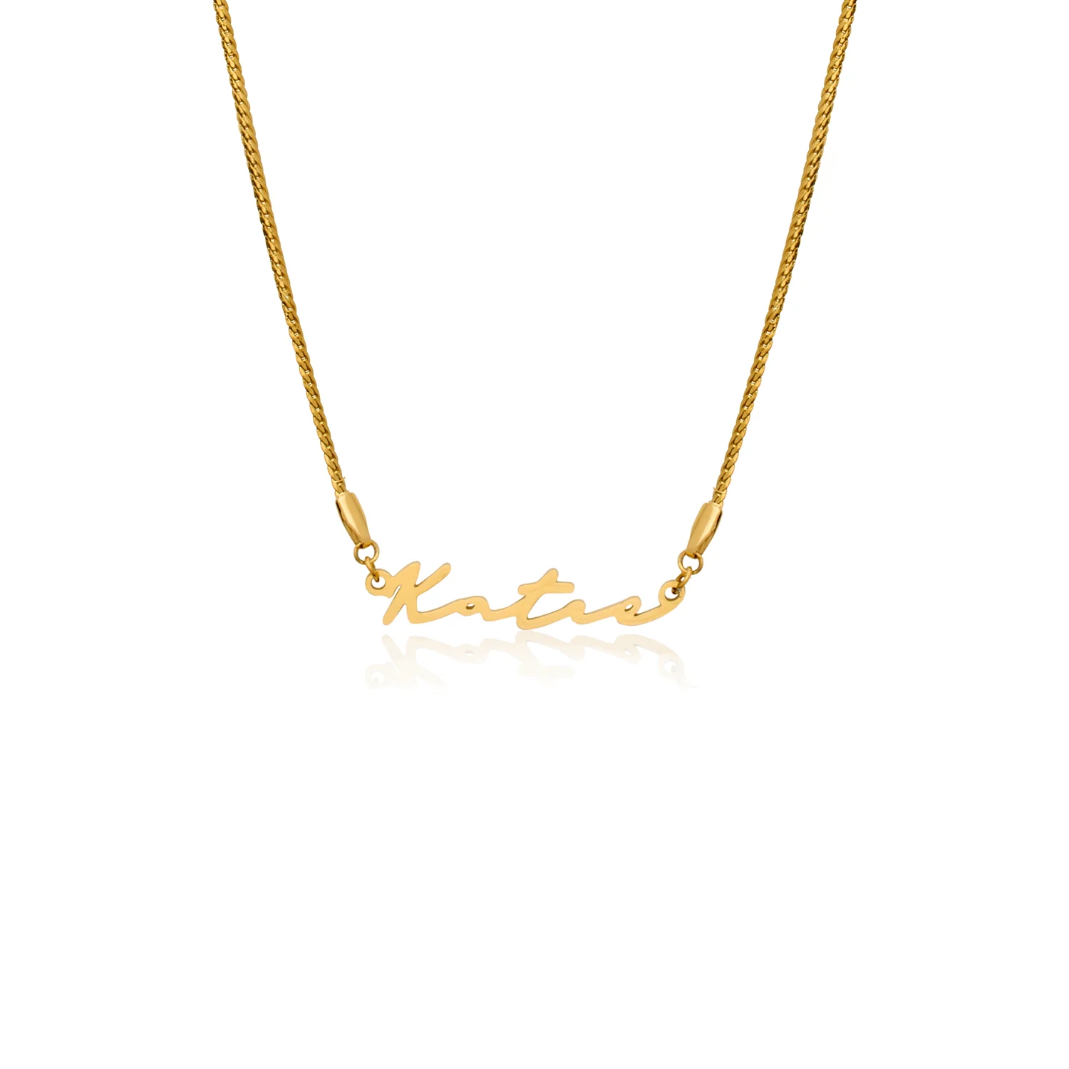 Signature Name Necklace - Gold - Image 39