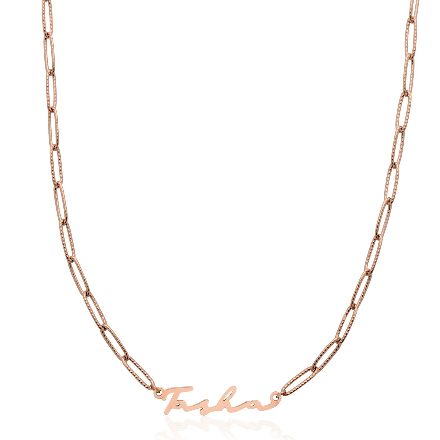 Signature Name Necklace (Rose Gold) - Image 15