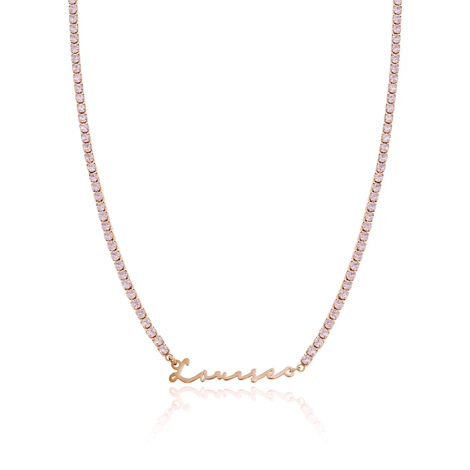 Signature Name Necklace (Rose Gold) - Image 17