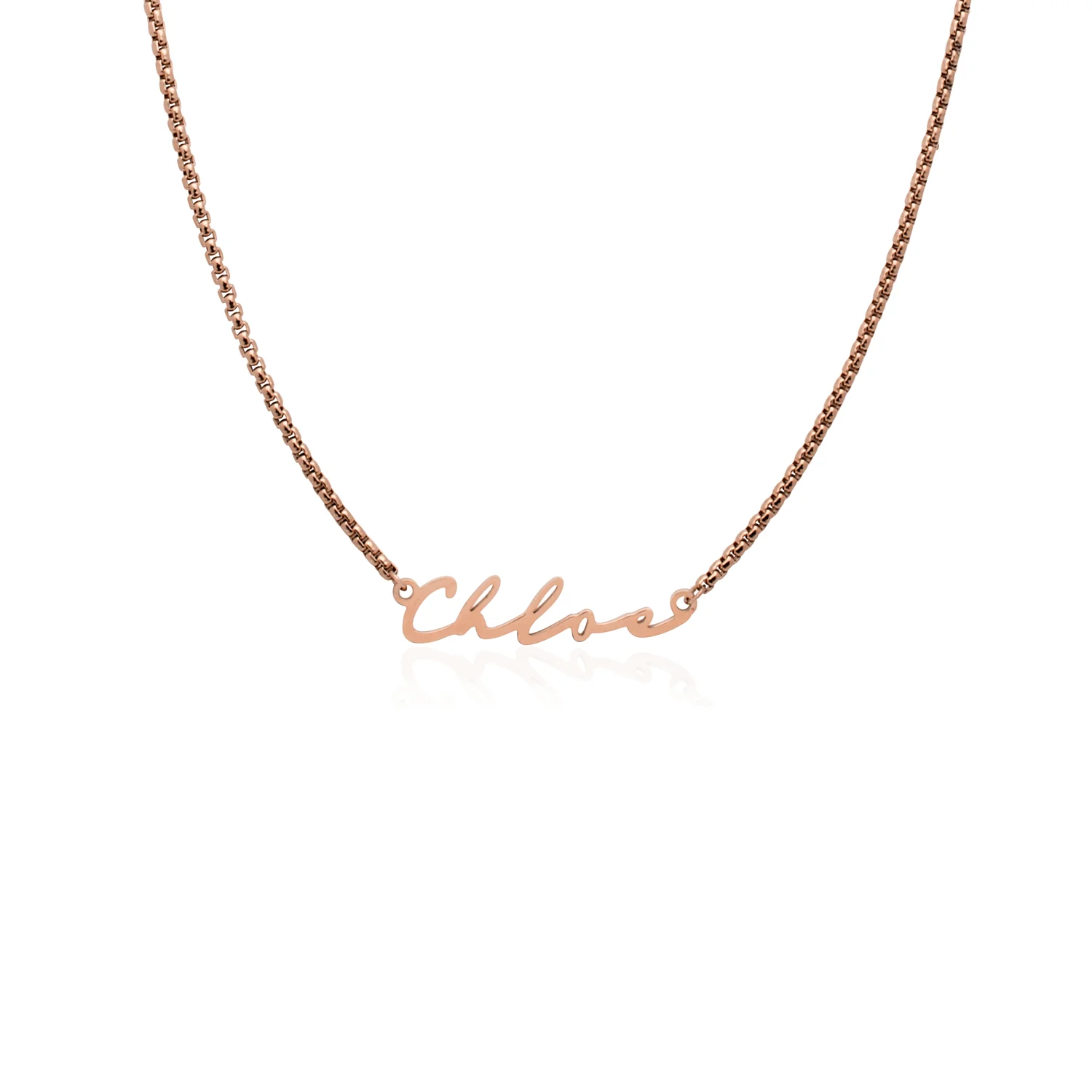Signature Name Necklace (Rose Gold) - Image 18