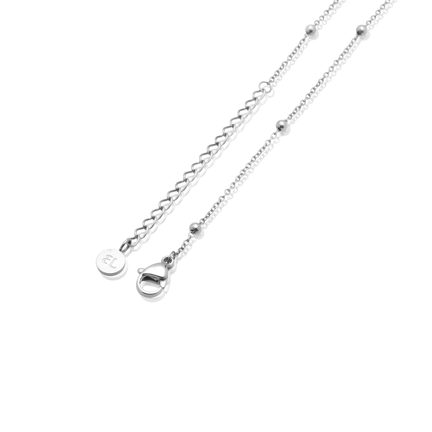 Initial Necklace (Silver) - Image 6