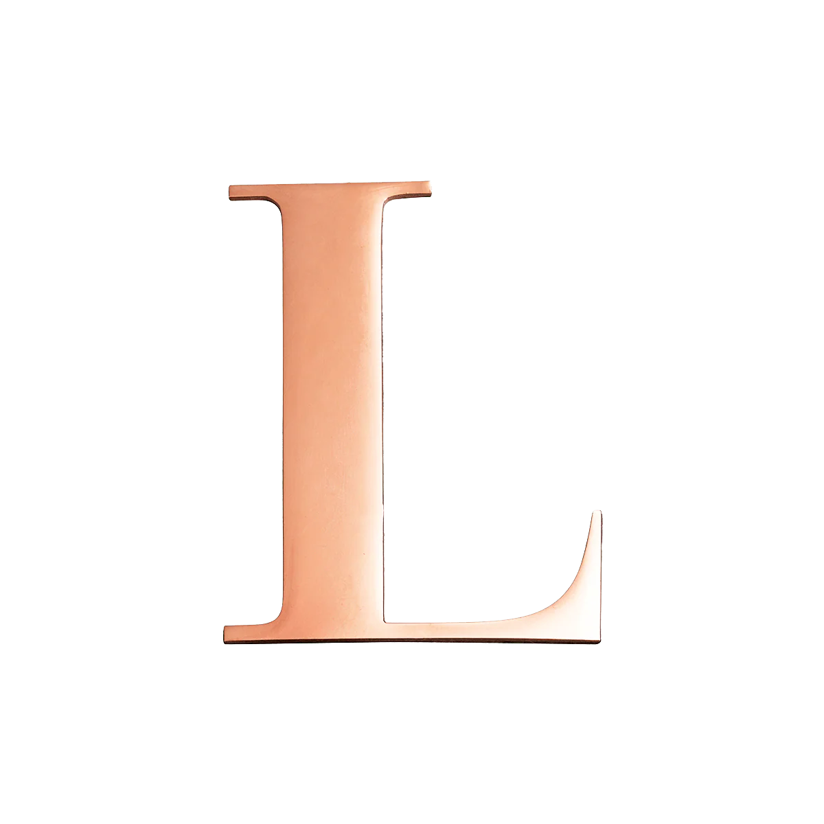 Rose Gold Small Metal Letter - Image 12
