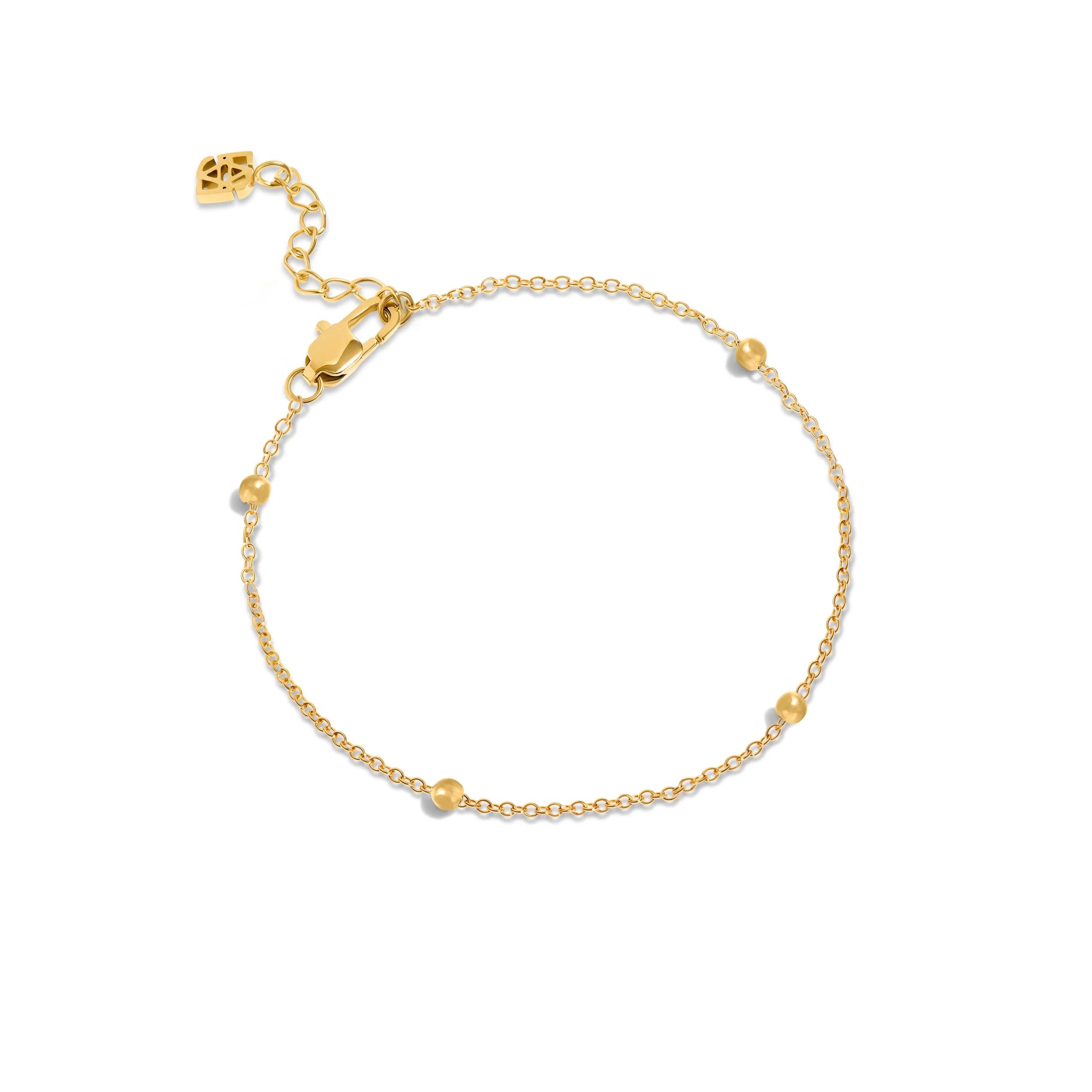 Sphere Chain Bracelet (Gold) - Image 5