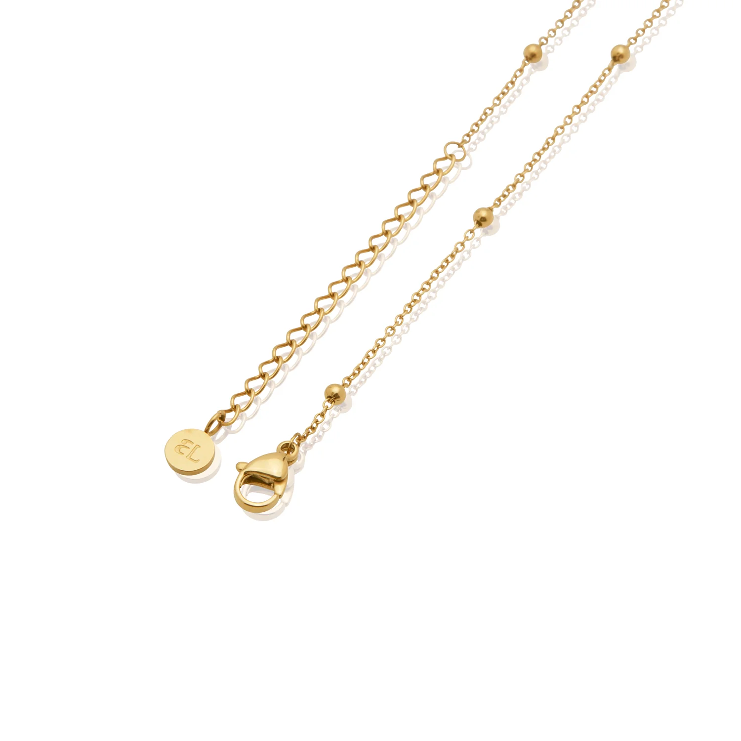Sphere Chain Necklace (Gold) - Image 7