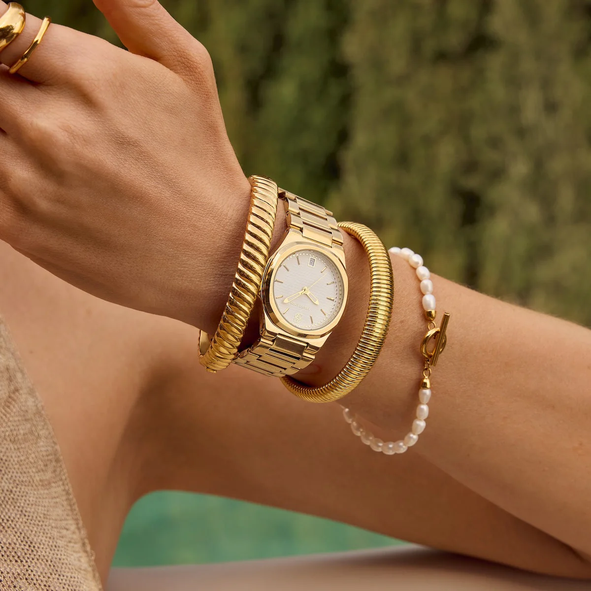 Sports Luxe Watch (Gold) - Image 6