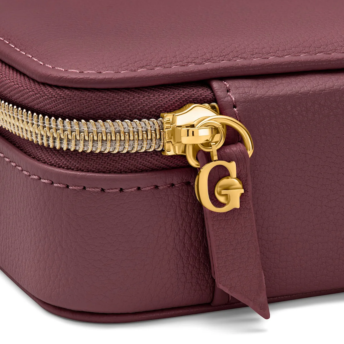 Stackers x Abbott Lyon Medium Travel Size Jewellery Box (Burgundy) - Image 3