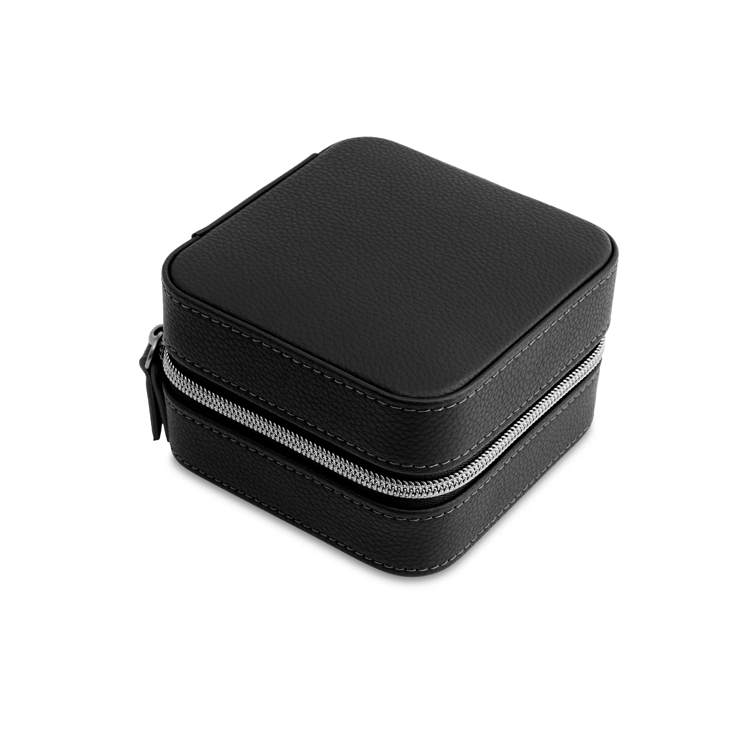 Leather Watch Box (Black) - Image 4