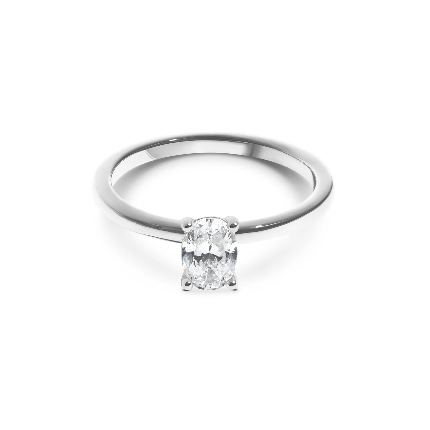 Birthstone Oval Legacy Ring 1ct (Silver) - Image 7